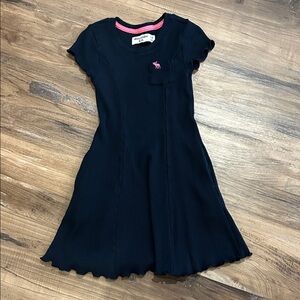 Abercrombie kids Navy Blue Kids Dress with Pink Accents
